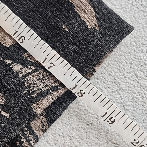 Simply Vera x Vera Wang Skirt Women's Size 12 Brown/Black Zip Pockets - Picture 7 of 7